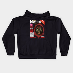 Vintage Movie Monster Pulp Magazine Kids Hoodie